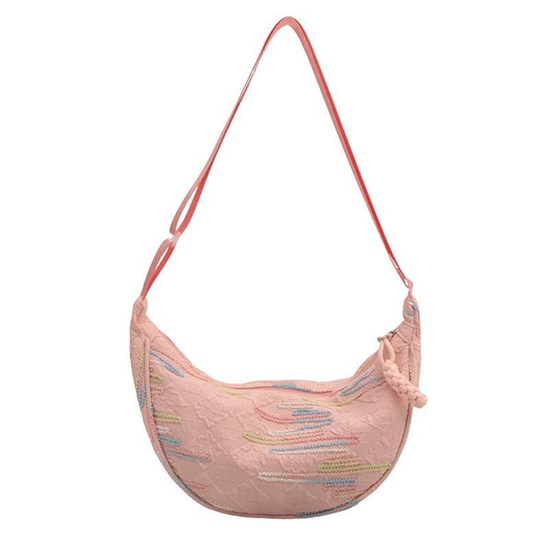Nylon Messenger Crossbody Bags Trendy Ladies Dumpling Bag Casual Large Capacity Satchel Shoulder Bags