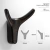 Modern Nordic Cow Horn Metal Wall Hook for Bathroom or Wardrobe