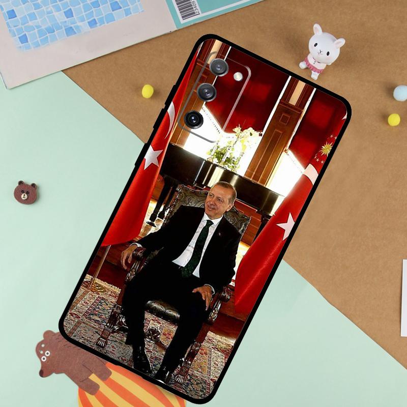 President Turkey Recep Tayyip Soft Case For Samsung Galaxy S25 Ultra S9 S10 S20 S22 S21 Plus S23 FE S24 Ultra Funda Cover