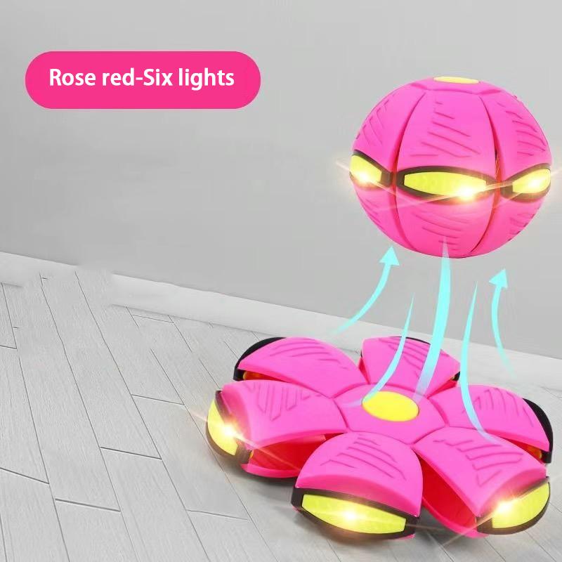 Fliegende Untertasse Hüpfball Ist Ein Langlebiges Elastisches Lustiges Hunde Haustierspielzeug Geeignet für Outdoor-Aktivitäten Bewegung Eltern Kinder Spielzeug