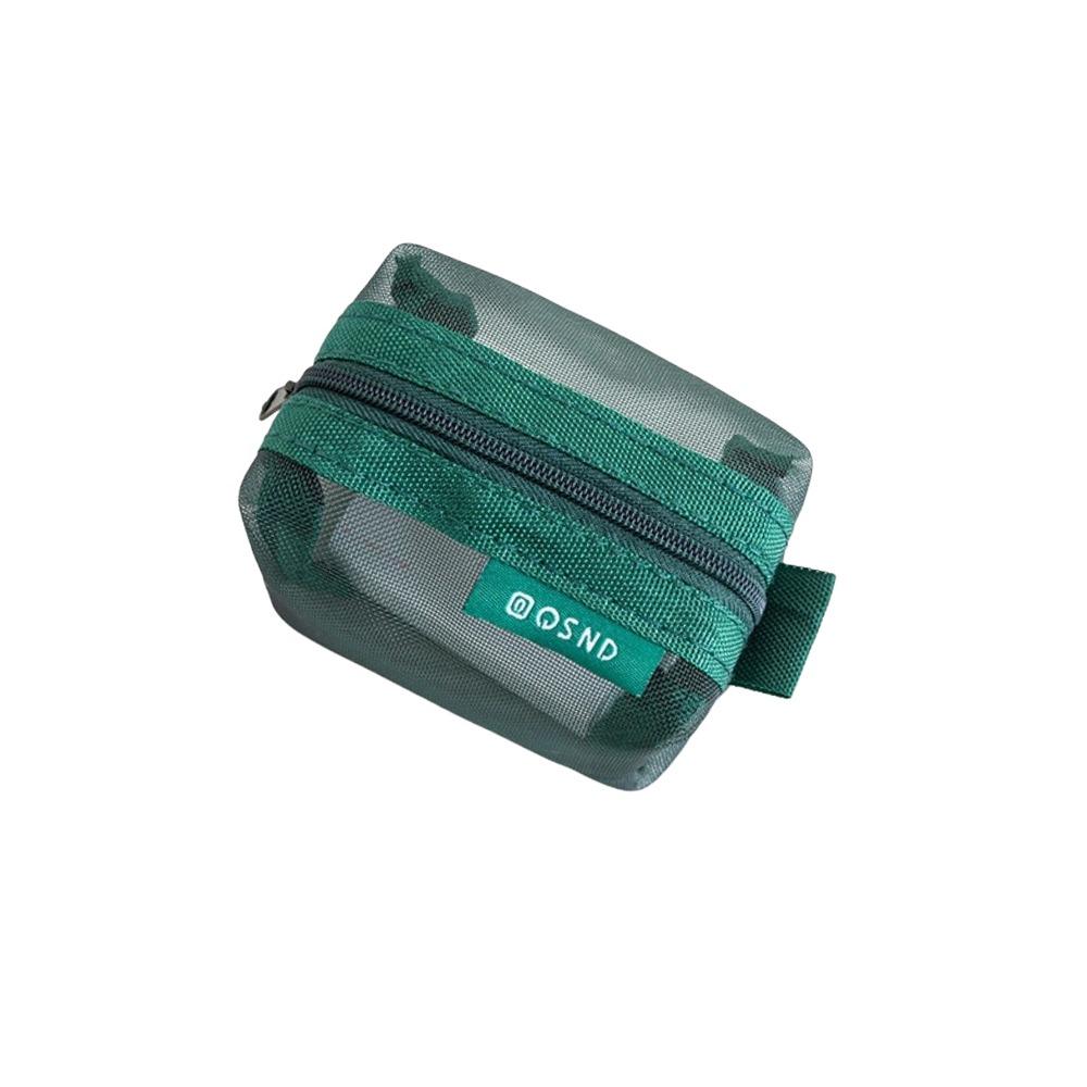 Multipurpose Nylon Transparent Storage Bag Square Lightweight Mesh Storage Pouch Breathable Data Lines Organizer Home Use