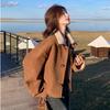 Women's Autumn 2025 Short Shearling Suede Coat - New Style for Early Winter