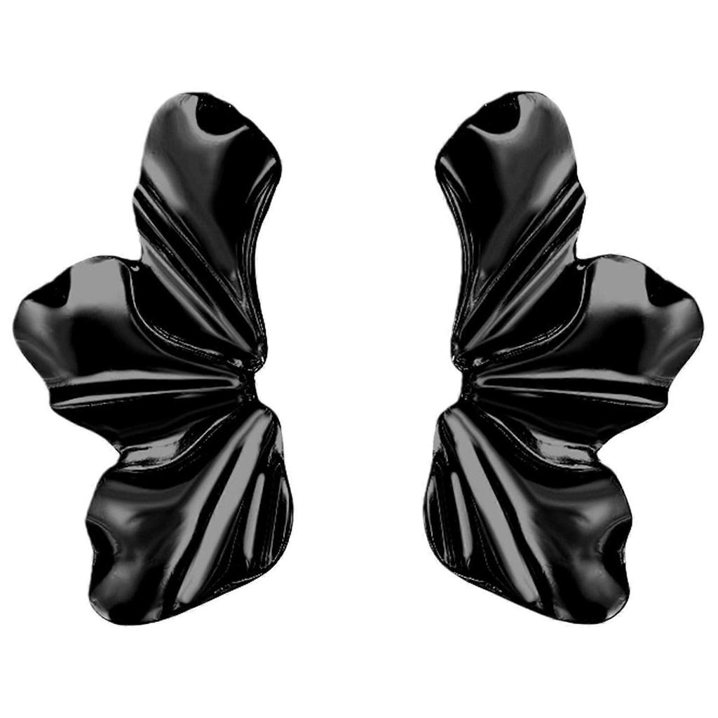 2 Pairs Gold Flower Stud Earrings for Women – Lightweight Alloy, Elegant Textured Design, Daily & Evening Wear