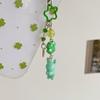 Lucky Clover Leaf Acrylic Phone Charm Pendant Cute Cartoon Design Cute Cartoon Phone Strap Accessory for Fashionistas