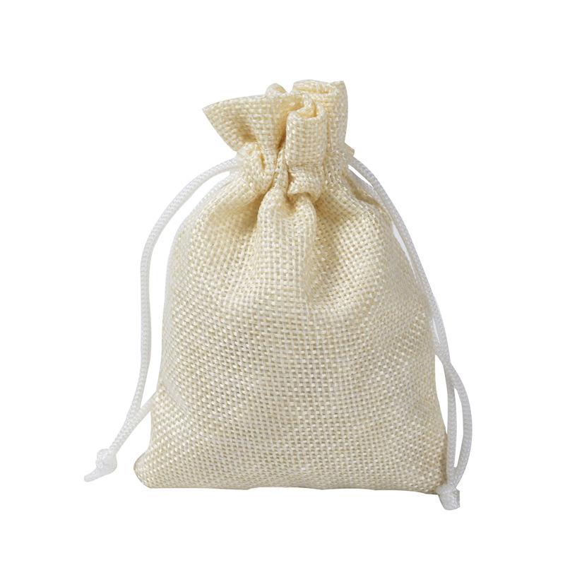 New Bundle Burlap Bag Jewelry Linen Bag Sachet Empty Bag Christmas Gift Drawstring Cotton And Linen Bag