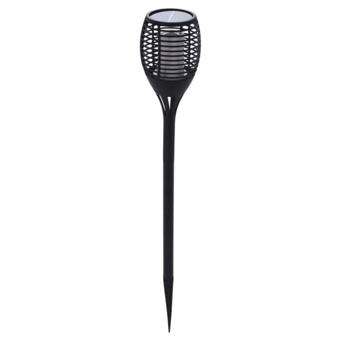 ProGarden Lampe solaire de jardin à LED 3 en 1 Noir 442206