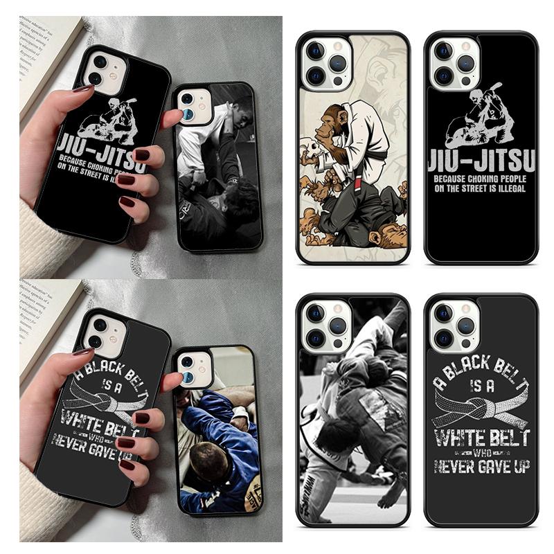 BJJ Brazilian Jiu Jitsu Phone Case For iPhone 17 Air 13 12 14 15 16 Cover For Apple Pro Max Plus Coque