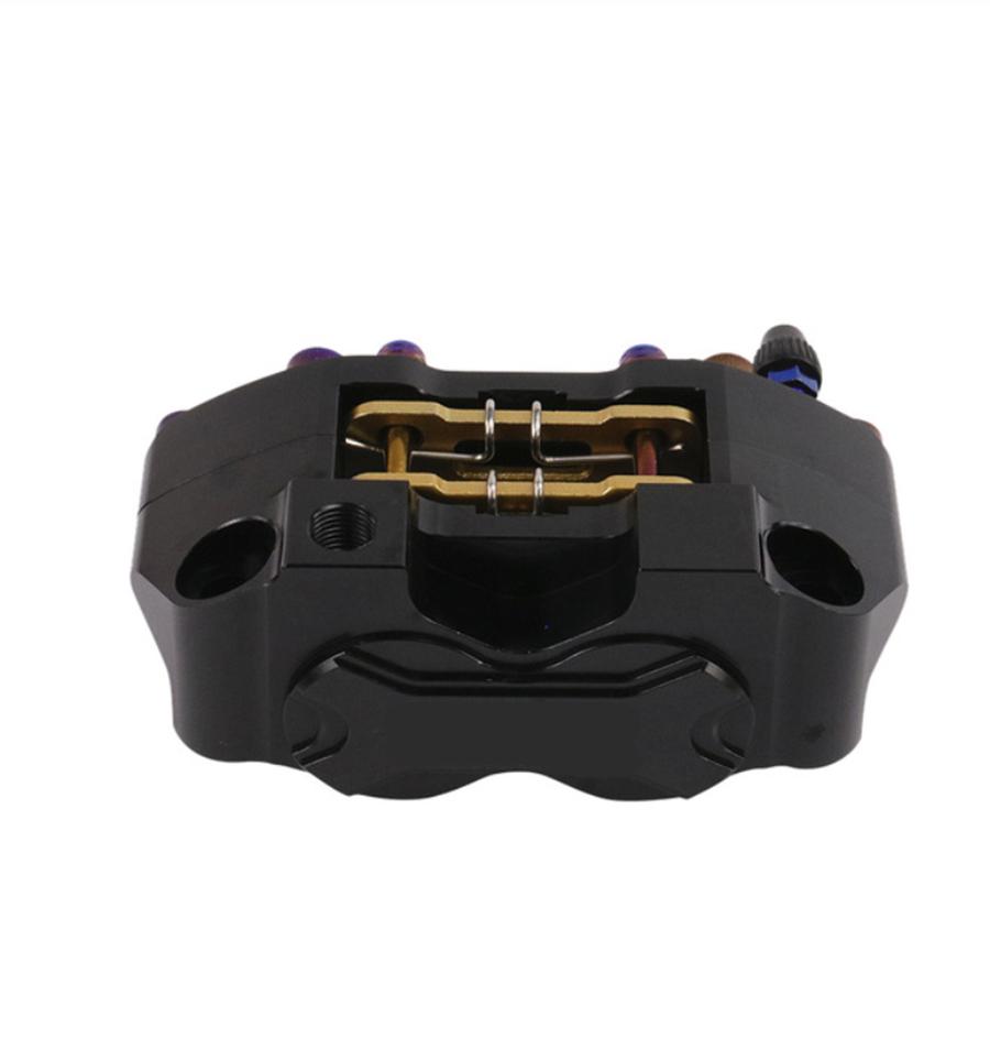 New Motorcycle Black CNC Brake Caliper Brake Pump 82 Mm Assembly 4 Piston Radial