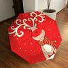 1pc Reindeer Decoration Automatic Folding Umbrella, Casual Outdoor Accessory, Birthday Festival Gift Yy251126099