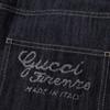 GUCCI Denim Pants With Jacquard Detail Jeans Men's Dark Blue 779657-XDCWP-4759