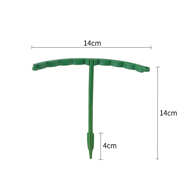 Plastic Plant Support Pile Stand Plant Support Pile for Flowers Greenhouses Arrangement Fixing Rod Holder Garden Tools