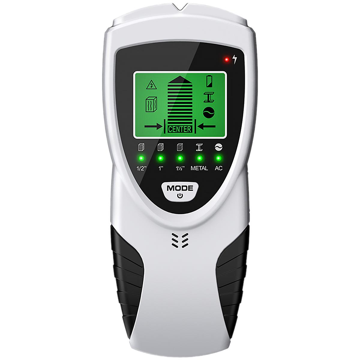 

Новый 5 в 1 высокоточный настенный сканер для поиска стоек с ЖК-дисплеем и звуковым сигналом, автоматическая калибровка, портативный электронный настенный серебряный