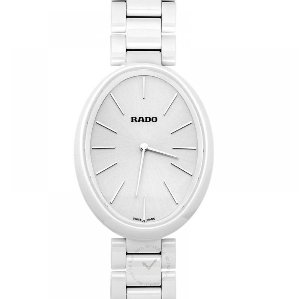 

Rado Florence кварцевые женские часы с белым циферблатом из керамики