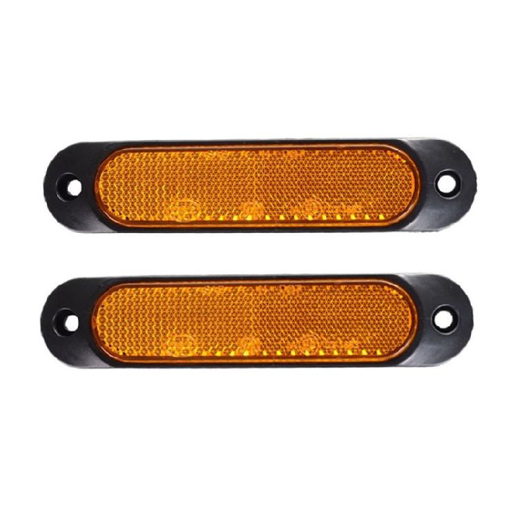 27 LEDs Trailer Side Marker Turn Signal Brake Light Truck Taillights Strobe Lamp 1 жёлтый