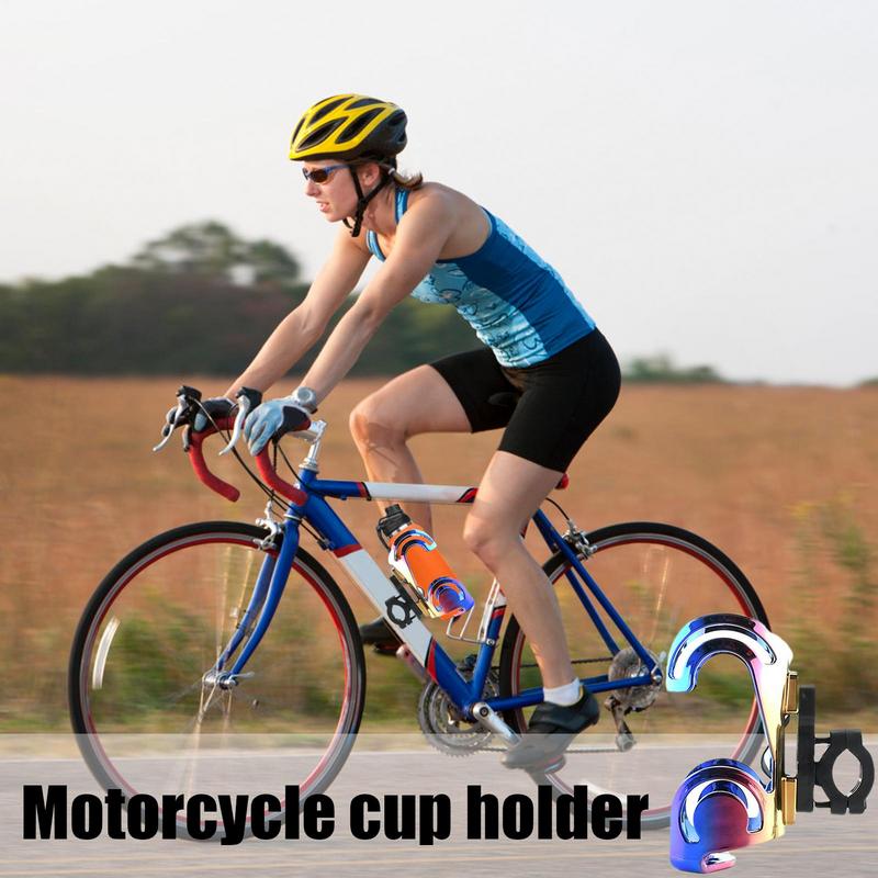 Motorcycle Cup Holder Motorcycle Riding Bottle Holder scooters Modified Cup Holder Adjustable Versatile Bicycles Bottle stand
