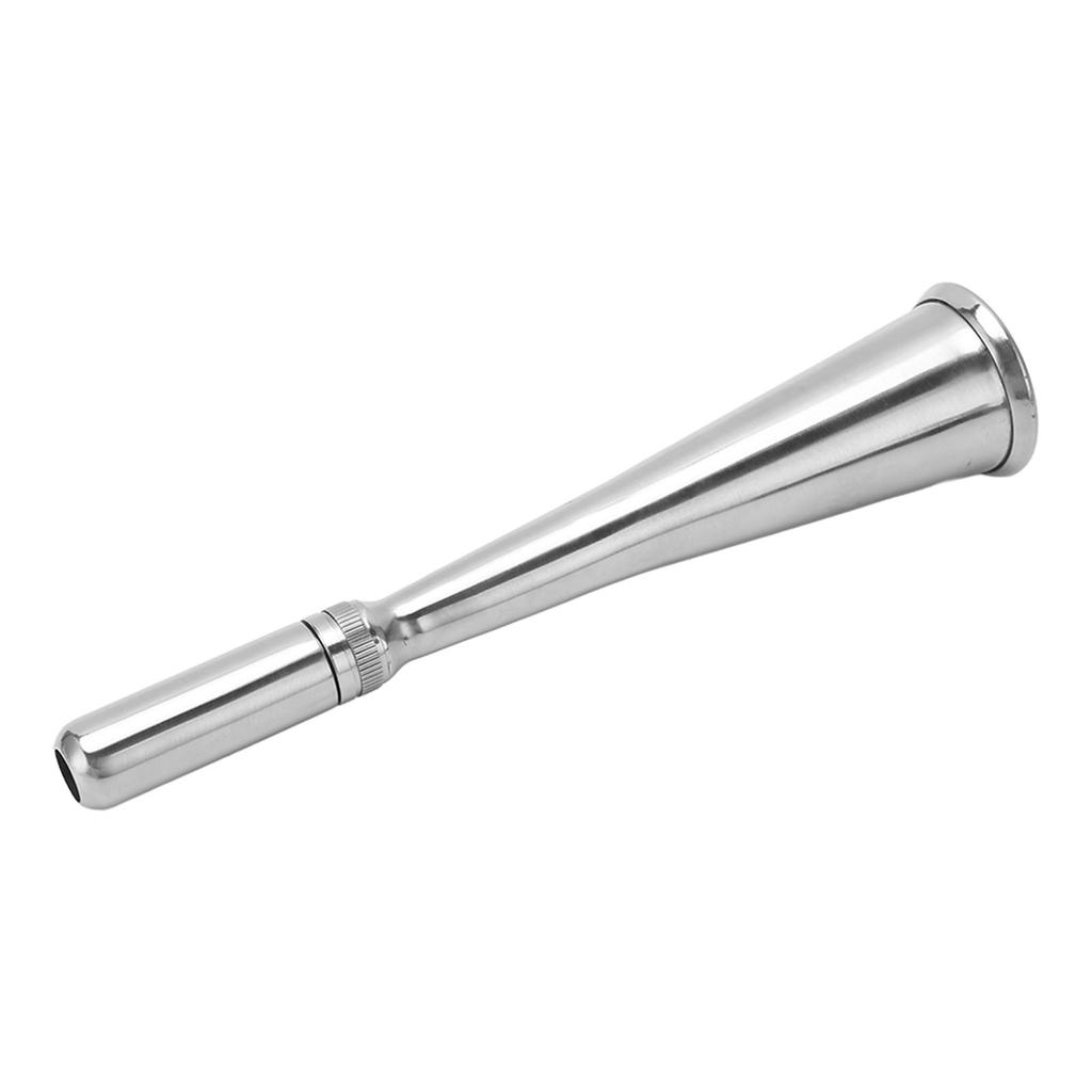 Handheld Foghorn Stainless Steel Fog Horn Removable Mouthpiece Accessory for Boat