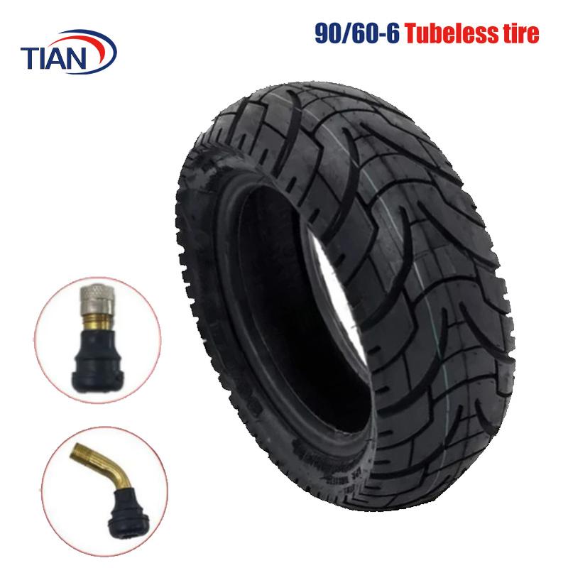 High Quality TUOVT Tire 90/60-6 Tubeless Tire for Electric Scooter Tire Thickening Tire Accessories
