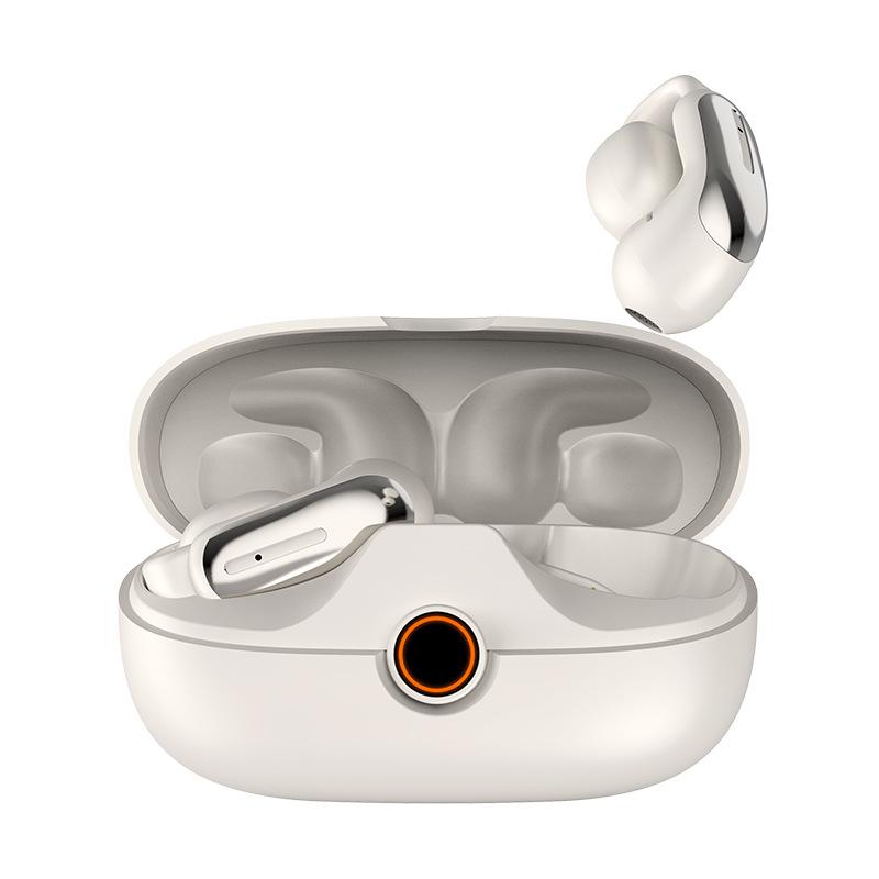 The new non-in-ear Bluetooth headset ear clip type noise reduction does not leak sound, and it does not hurt to wear it for a long time. Private mold