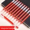 100 Red Gel Pens for Teachers - 0.5mm Ballpoint for Marking and Correcting Homework