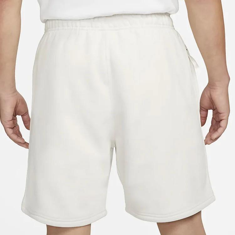 Nike Solid Color Logo Straight Loose Casual Shorts Unisex White Men's DV3056-030