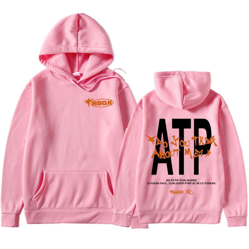 Rapper Nsqk Do You Think about Me Pop Hoodies Mens Aesthetic Oversized Comfort Sweatshirt Loose Pop Teenagers Clothes