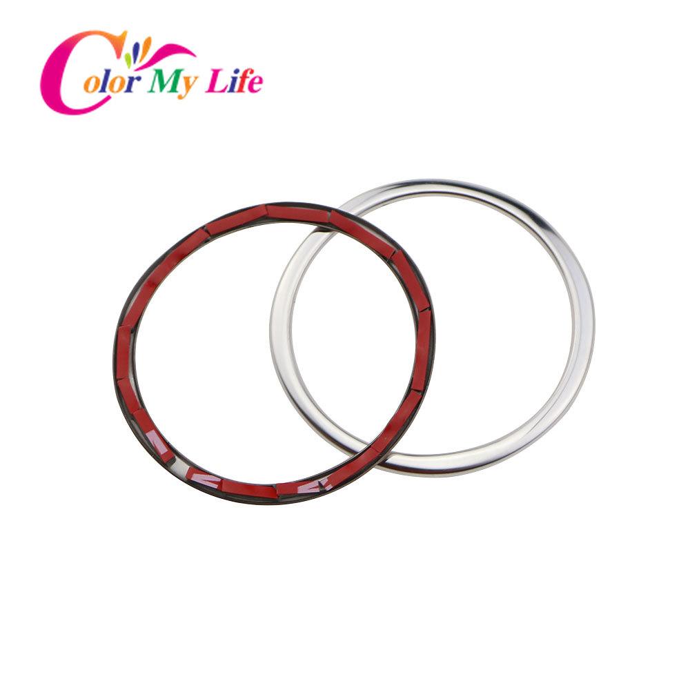 Color My Life Car Styling Air Conditioning Vent Trim Sequins Cover Sticker for Honda Vezel HRV HR-V 2014 2015 2016 2017