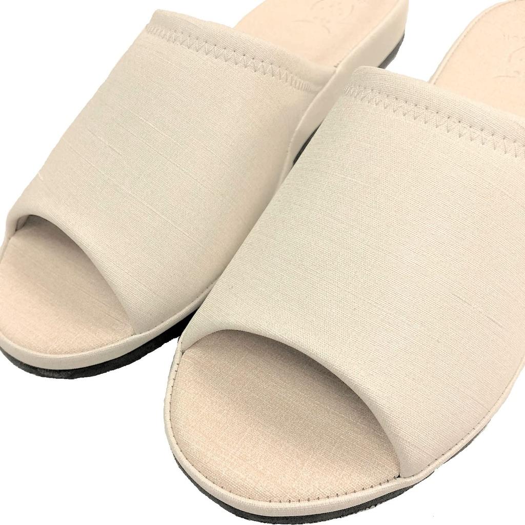 Senko CLEAR SAISON Heather Approximately Sanitizer Product Number 41630 Slippers, 27cm, Ivory, Stain-Resistant, Oil-Resistant, Alcohol-Hand