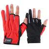 Men's Summer Sun Protection Anti-Slip Fingerless Fishing Gloves: Thin, Anti-Prick, Anti-Stab, Mosquito-Proof, Ice Silk Lure Design.
