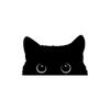 Car Styling Auto Decoration Sticker Car Window Sticker Big Eyes Cat Sticker Car Vinyl Decal