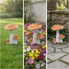 Garden Toadstool Yard Sculpture Outdoor for Lawn, Courtyard