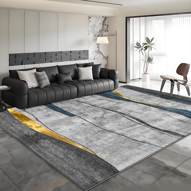 Nordic Style Light Luxury Home Decoration Living Room Rug Non-slip Easy Clean Room Decor Carpet Soft Large Area Sofa Table Mat