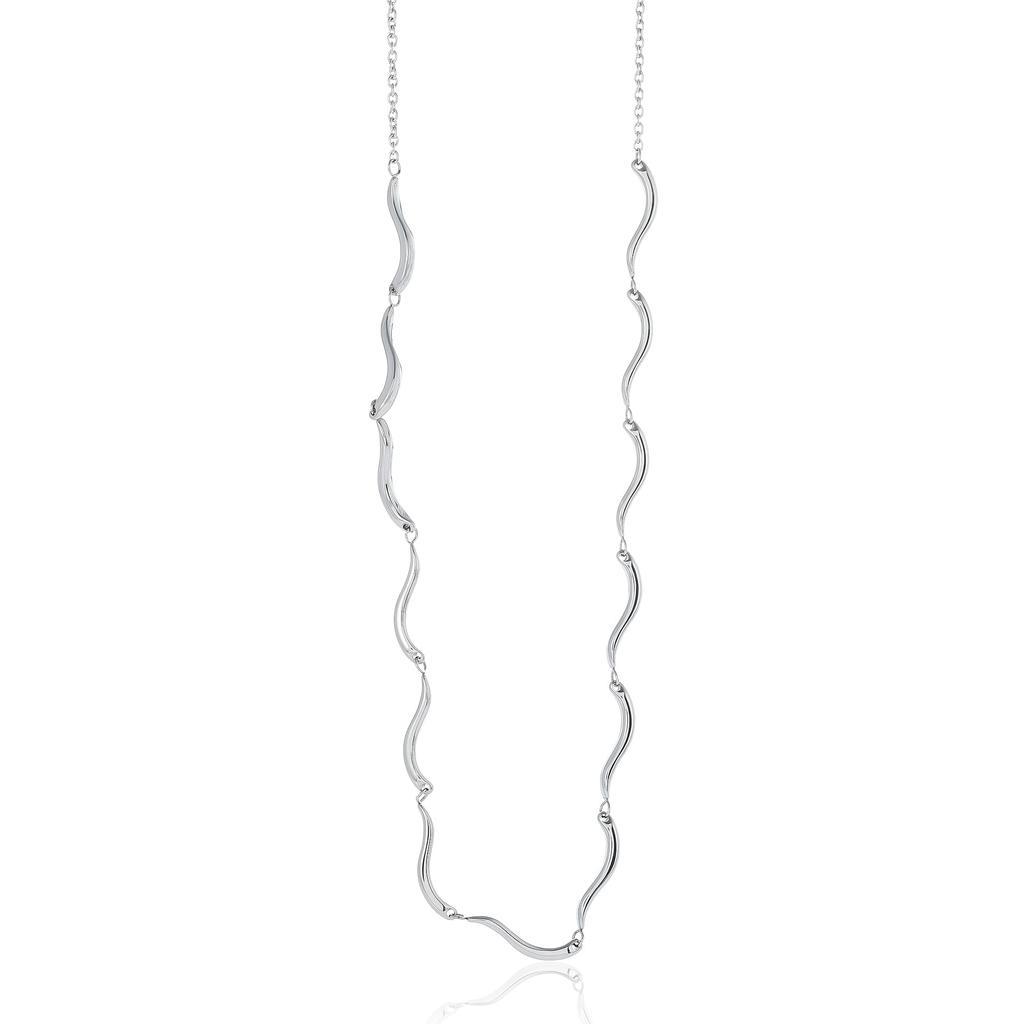 Skagen Women's ESSENTIAL WAVES Stainless Steel Chain Necklace, SKJ1795040