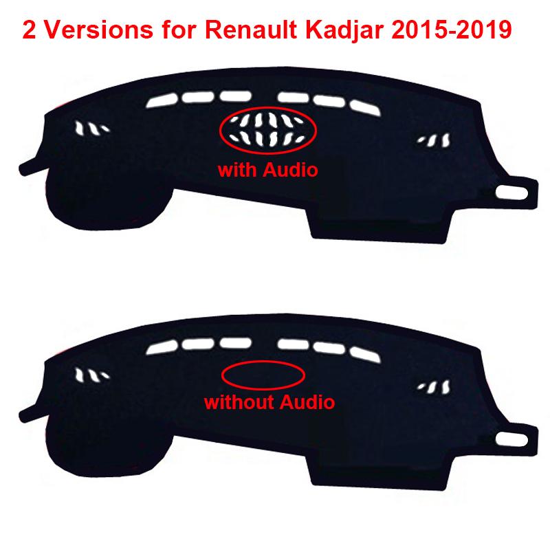 Car Inner Dashboard Cover Dash Mat Carpet Cape Cushion For Renault Kadjar 2015 -  LHD RHD Car Styling Rug 2016 2017 2018