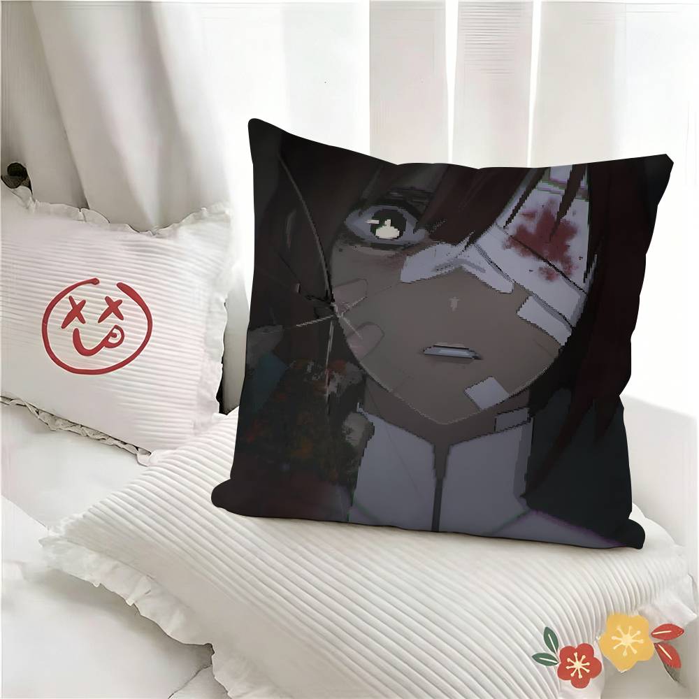 Pc Signalis Horror Indie Game Pillow Case Fashion Square Pillowcase Bedroom Sofa Room Ins Decoration Leisure