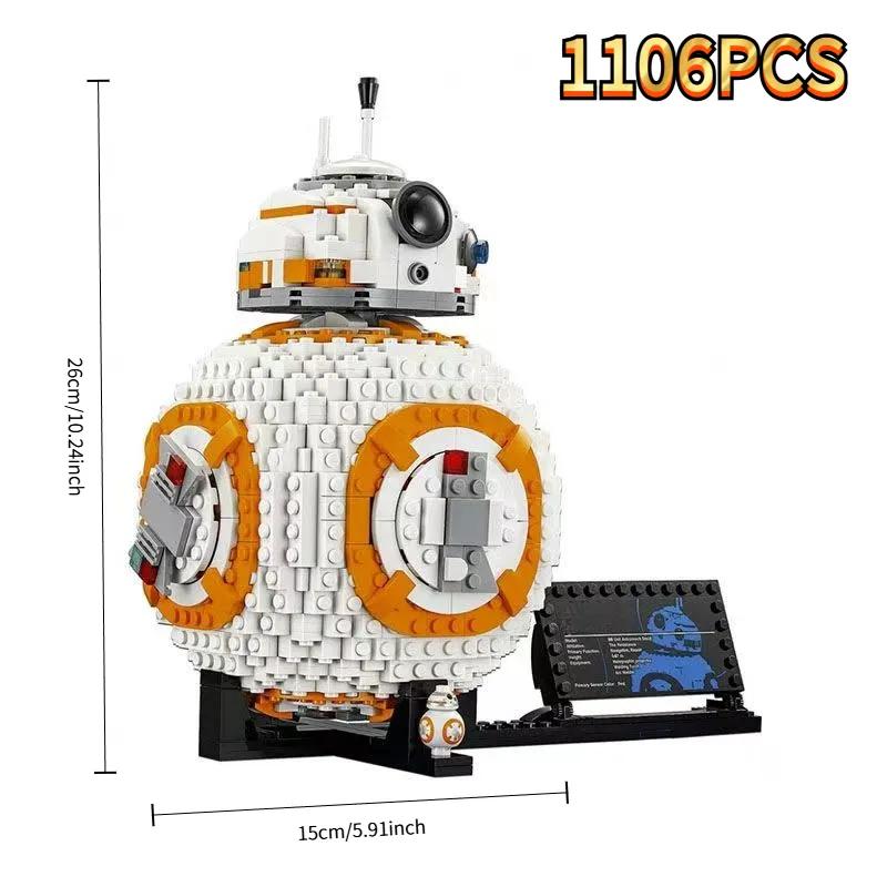 1106Pcs Intelligent Robot Building Blocks Set Creative Assembly Model Educational Toy Collectible Gift For Children