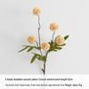 Herbst Löwenzahn & Chrysanthemen Seidenblumenarrangement mit Hortensie Kugel