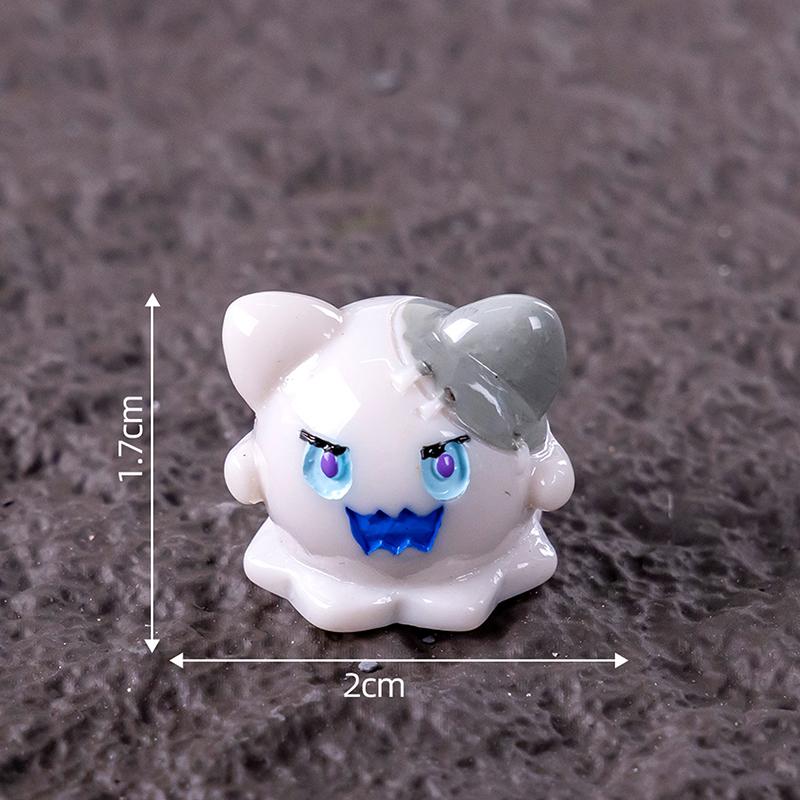 Halloween Micro Landscape Decoration Miniature Figurines Cartoon Resin Small Ornaments Crafts Cute Pumpkin Ghost Decoration