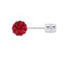 Multi-Color Titanium Steel Full Diamond Ball Stud Earrings for Cartilage Piercings