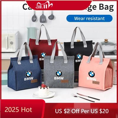Heiß 2025 Kinder Thermische Lunchtasche Picknick Getränke Lunchbox Outdoor Büro Lebensmitteltasche Für BMW X1 X2 X3 X4 X5 X6 X7 G20 G30 GT E90 E60 F1