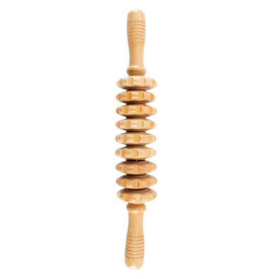 Wood Therapy Massage Tools Fascia Cellulite Remover Body Sculpting Tool Face Shoulder Arm Sculpting Massager for Relieving Muscle Soreness Tightness