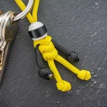 

Handmade Building Block Keychain Biker Helmet Pendant Bag Rope Braided Paracord Backpack Doll Hanging Buddy Pendan Amagi жёлтый