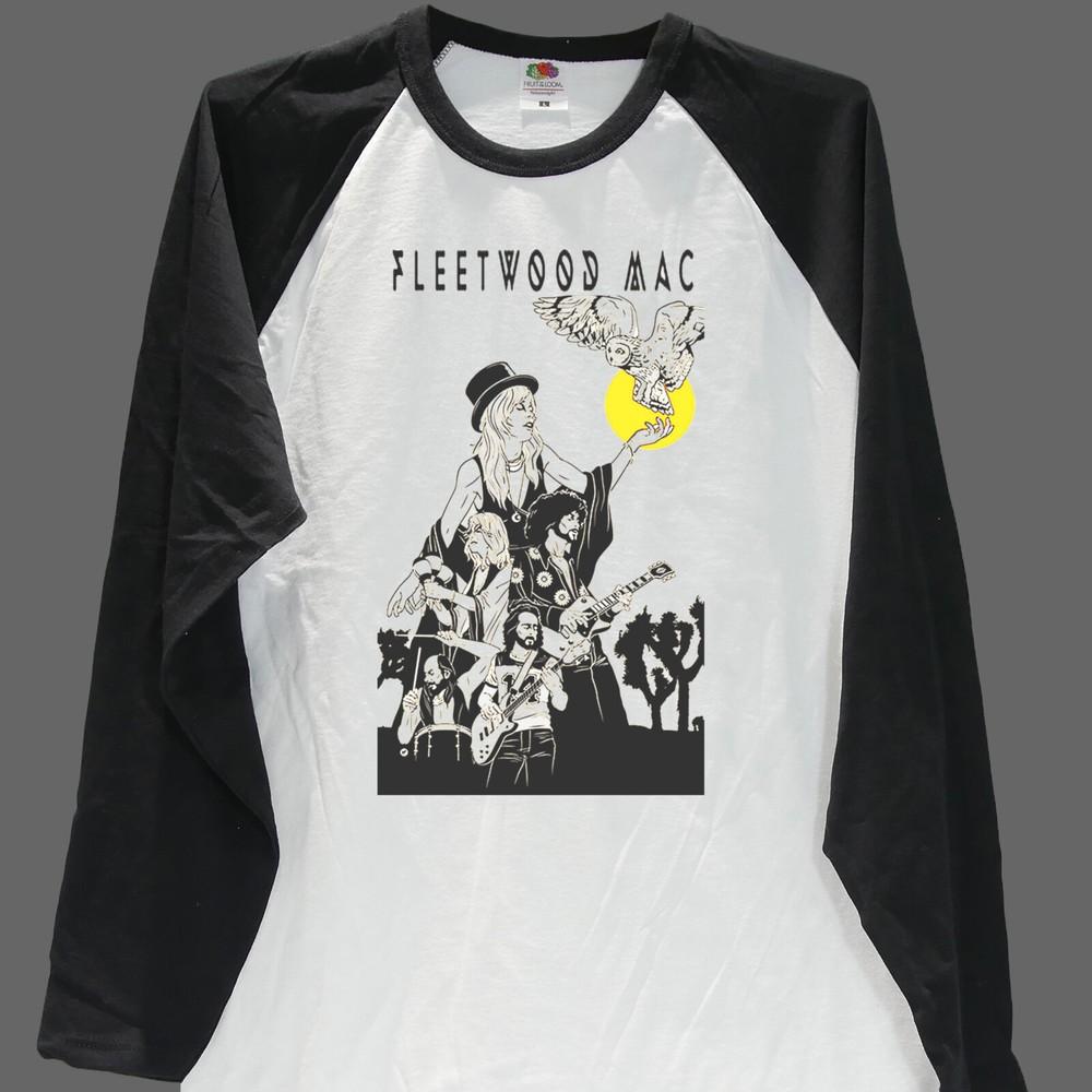 

Fleetwood Mac Art Blues Rock Long Sleeve Baseball T-shirt Unisex S-3XL 4XL