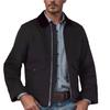 Herren Western Style Color-Block Freizeitjacke mit Reißverschlusskragen für Frühling und Herbst