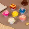 Seven-Color Optical Fiber LED Illuminated Rose Colored Lights Romantic Light And Shadow Garden Landscape Light