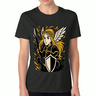 Angel Girl Anime Wounisex's Cotton TShirt, Premium Cotton Quality Print, Durable And Longlasting, Casual And Fashionable T Shirt