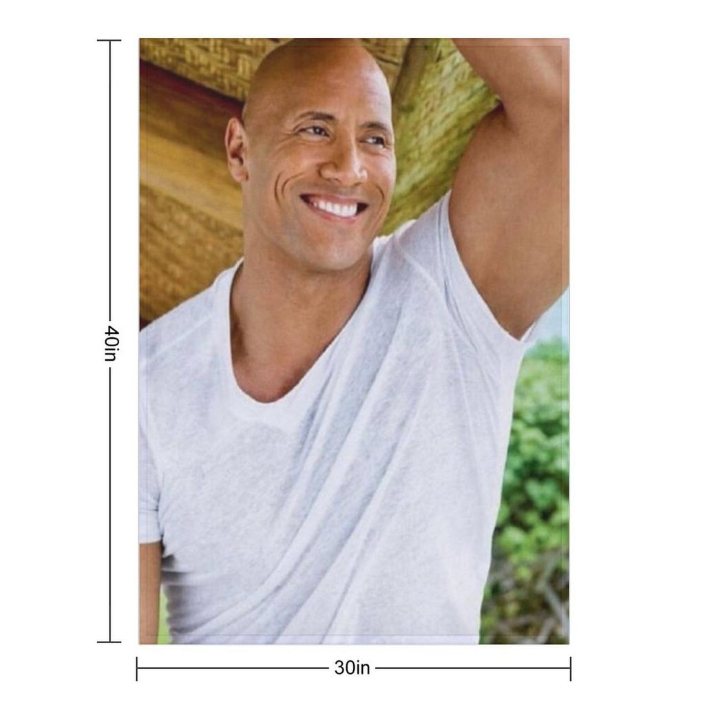 dwayne johnson Throw Blanket Thermal Decorative Sofas Luxury Designer Furry Blankets