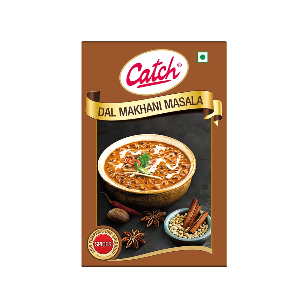 

Catch Dal Makhani Masala 100g Authentic Spice Blend for Rich Flavorful Dal Dishes with Low Temperature Grinding for Fresh Aroma