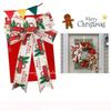 2024 New Christmas Hanging Decoration Bow DIY Home Garden Bows Gift Wrapping/Christmas/ Wedding Party Decoration