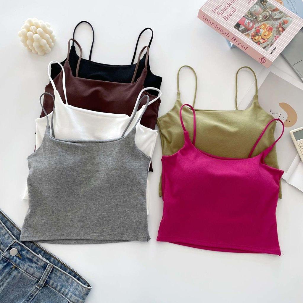 Summer Spicy Backless Camisole with Chest Pads: Bodycon Bandeau Top for Layering or Outerwear