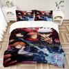 Jujutsu Kaisen Magic Battle Print 3Pcs Bedding Setduvet Cover With 2 Bedropillowcase Home Birthday Gift
